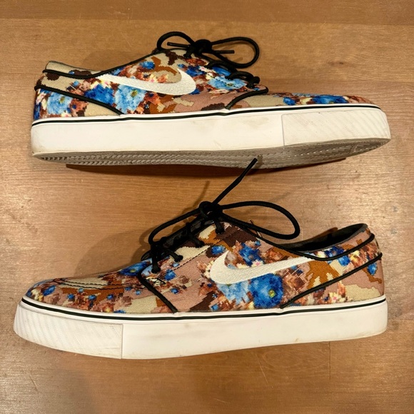 Nike Zoom Stefan Janoski PR “Blue Digital Floral” / Sz. 10.5 / VNDS - Picture 2 of 7